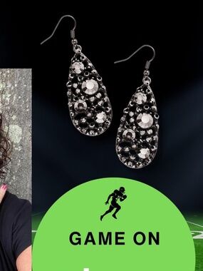 Park Lane Game On Earrings NWT